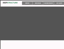 Tablet Screenshot of deepstructure.com